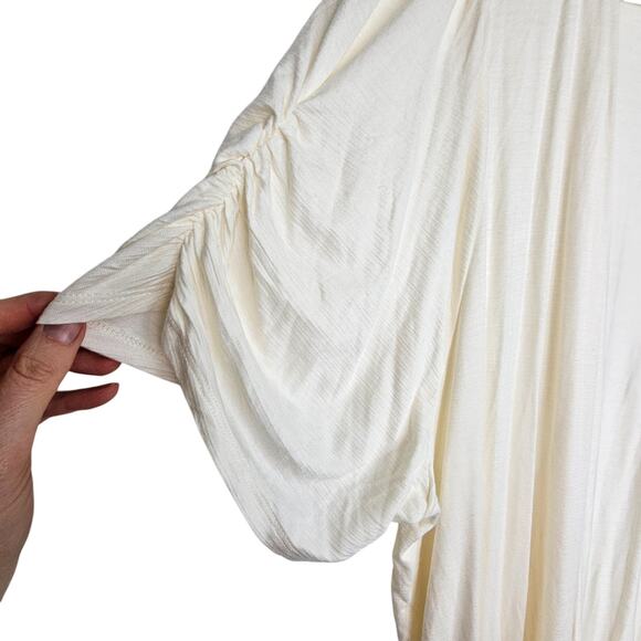 Torrid Cardigan Duster Cardigan Sweater Open Front Cardigan Women 4X Ivory - Picture 4 of 8